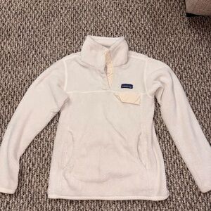 Patagonia Cream Cowl Neck Sweater